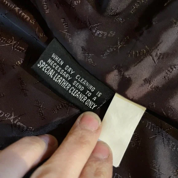 Wilsons Maxima Leather Jacket Womens Large Burgundy Zip Front Collared Coat L - Picture 6 of 11